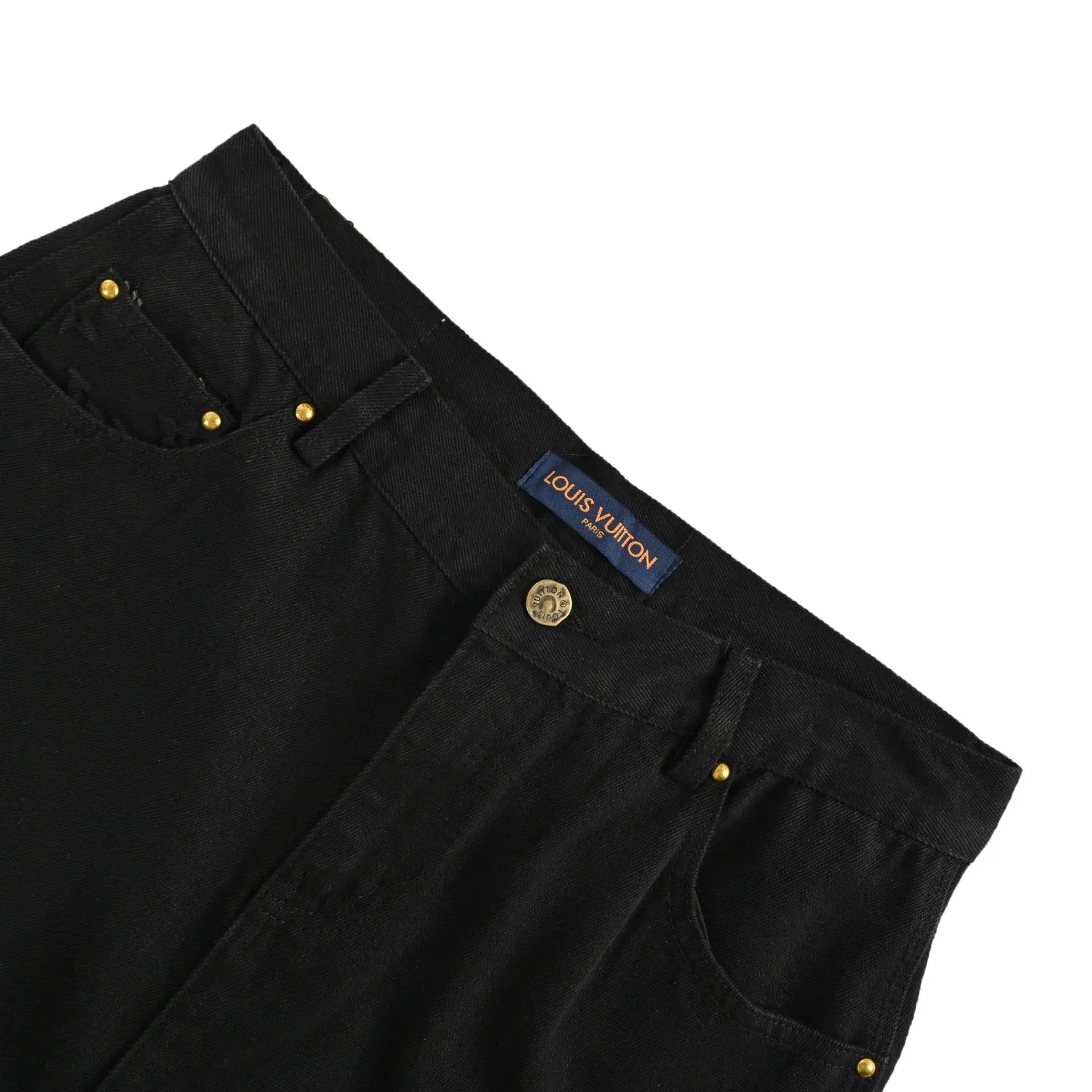 Louis Vuitton/Louis Vuitton presbyopic embossed washed jeans